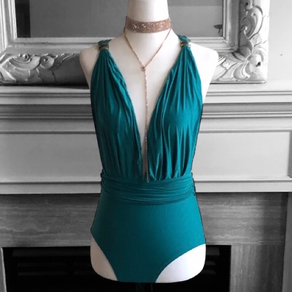 SOLD LENNY NIEMEYER Swimsuit w/ Plunging Neckline - Picture 6 of 9